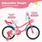 Costway 14/18 Inches Kids Bicycle with Training Wheels & Basket for Boys & Girls
